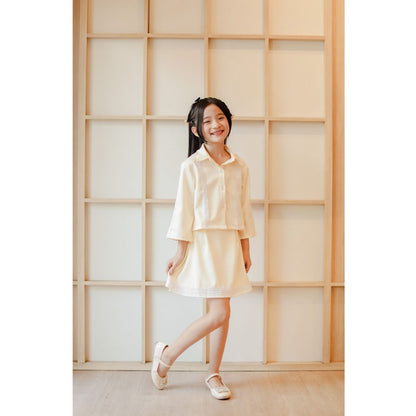 Bundle Tsuyun Tiered Dress + Mini Tsuyun Set (Girl)