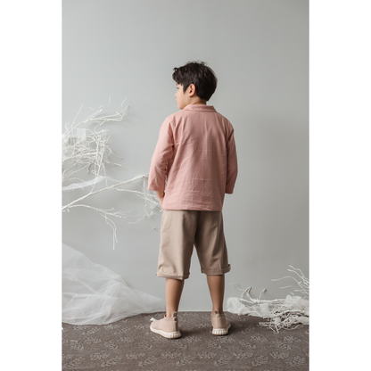Bundle Mini Haewon Linen Shirt + Mini Sohyun Shorts