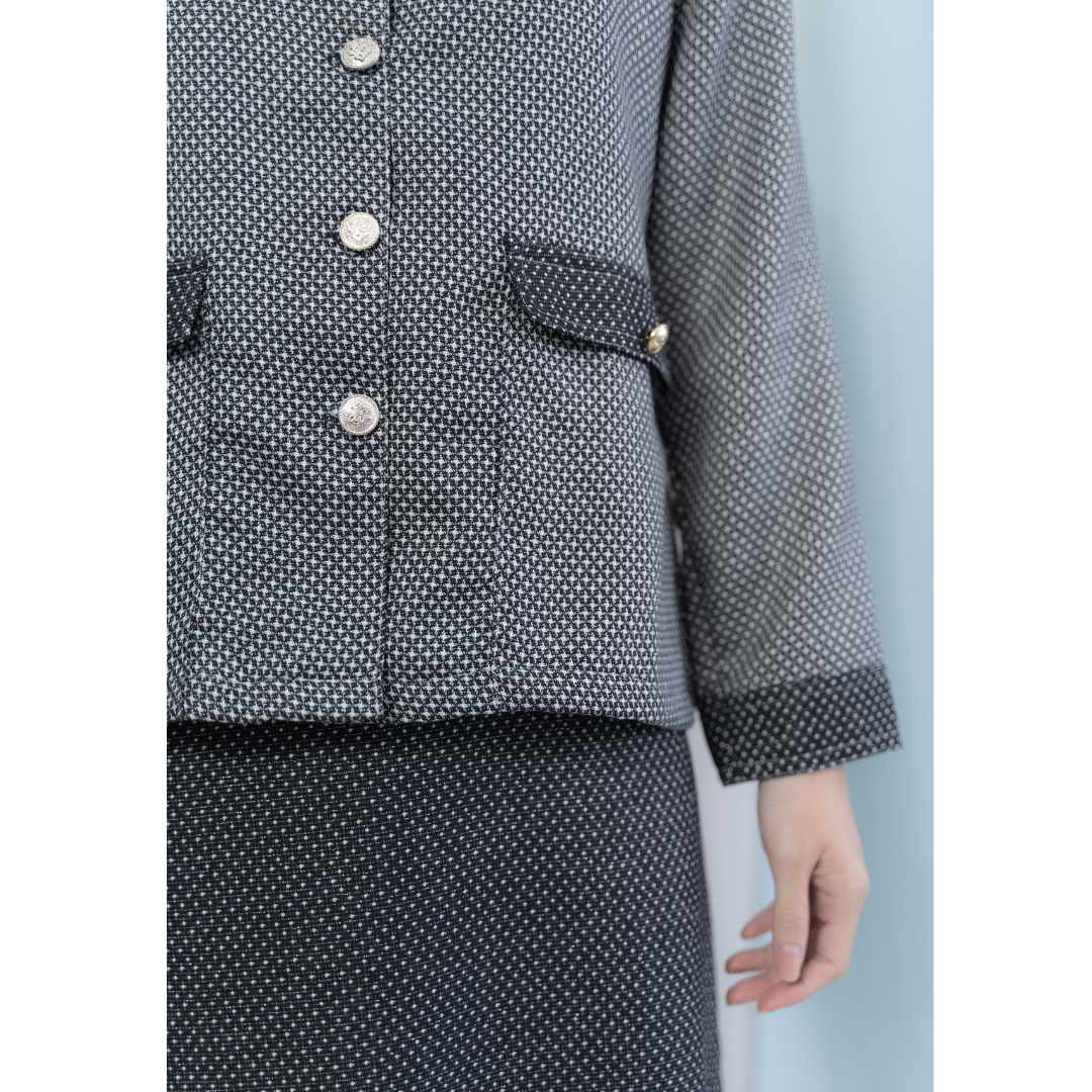 Kora Tweed Top