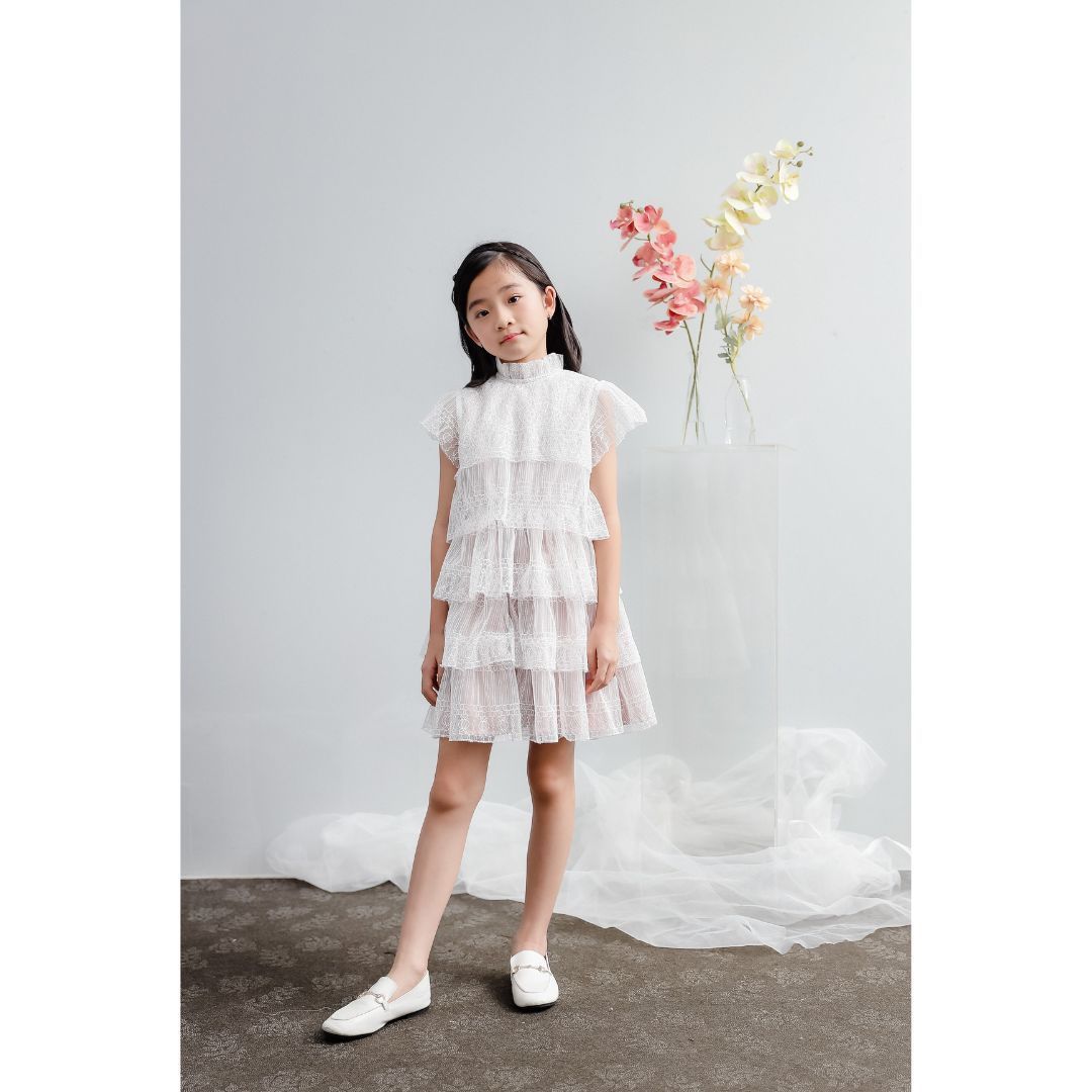 Mini Rose Lace Dress