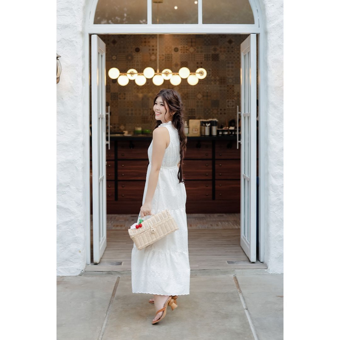 Ayaco x Niaghania Yi Kyung Tiered dress