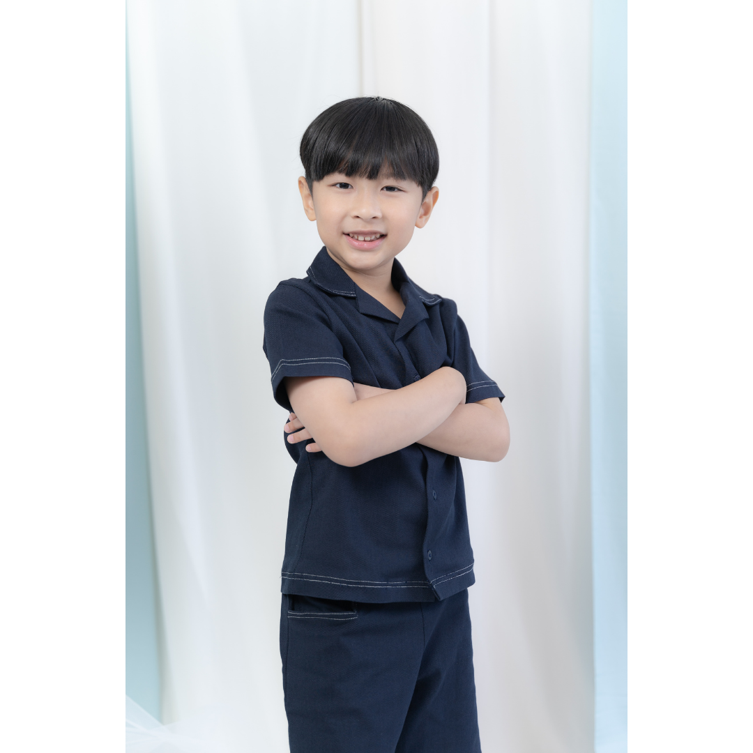 Mini Minwoo Denim Set