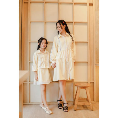 Bundle Tsuyun Tiered Dress + Mini Tsuyun Set (Girl)