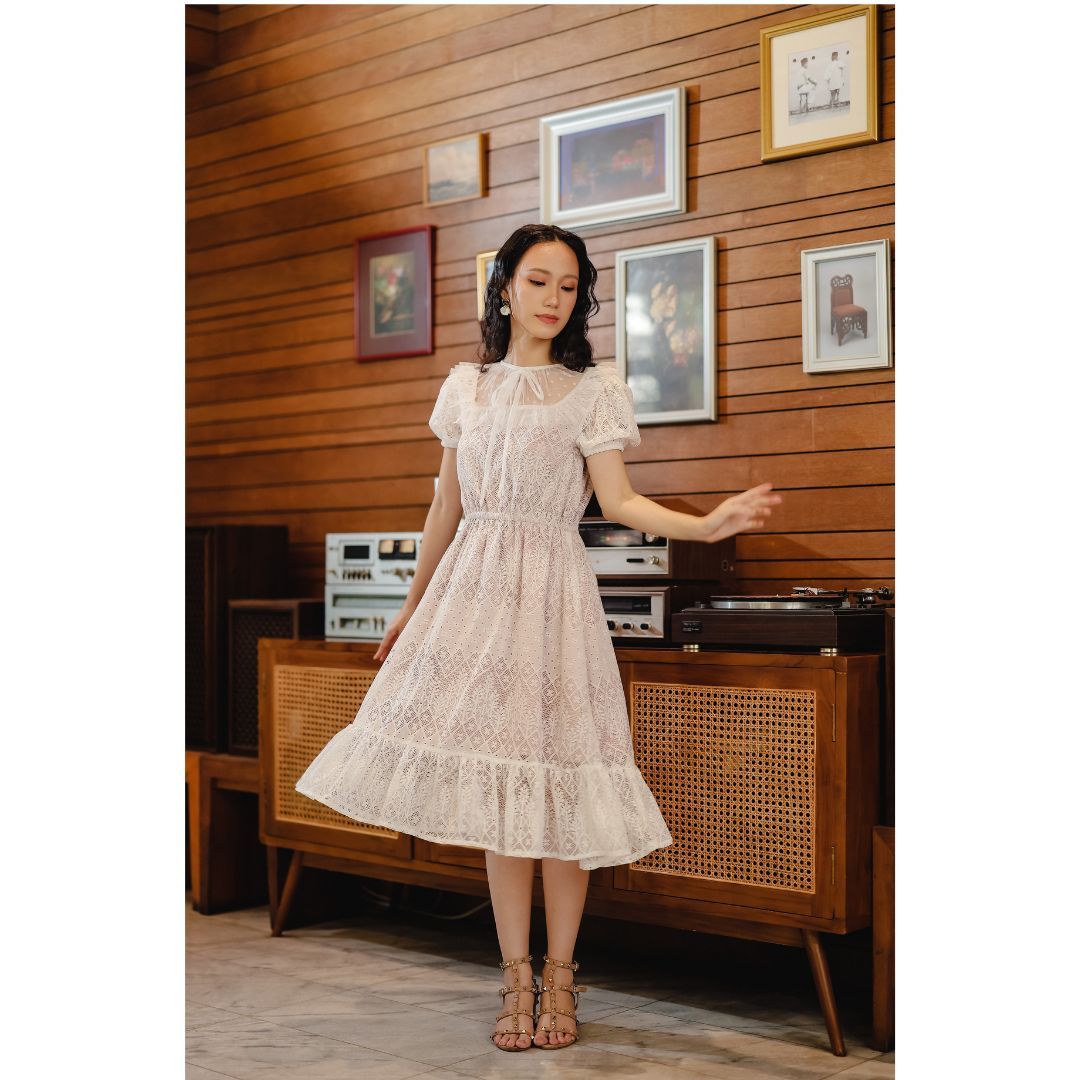 Bundle Hanni Lace Dress + Mini Hanni Lace Dress