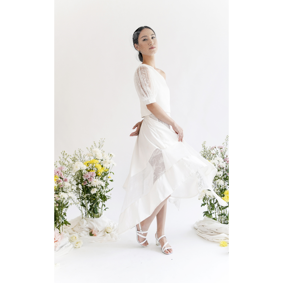 Bundle Areum Silk Top + Areum Silk Skirt