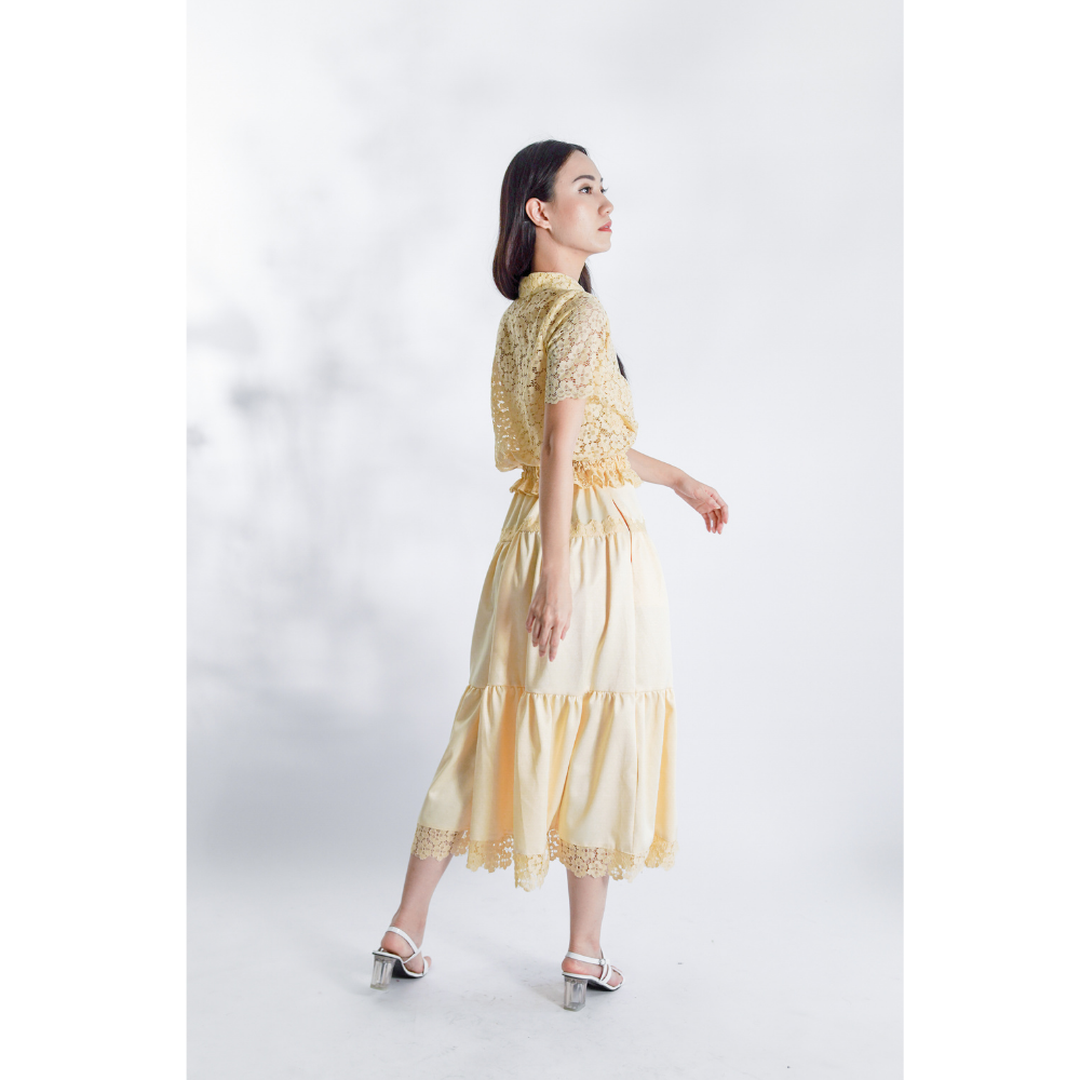 Ga In Midi Skirt