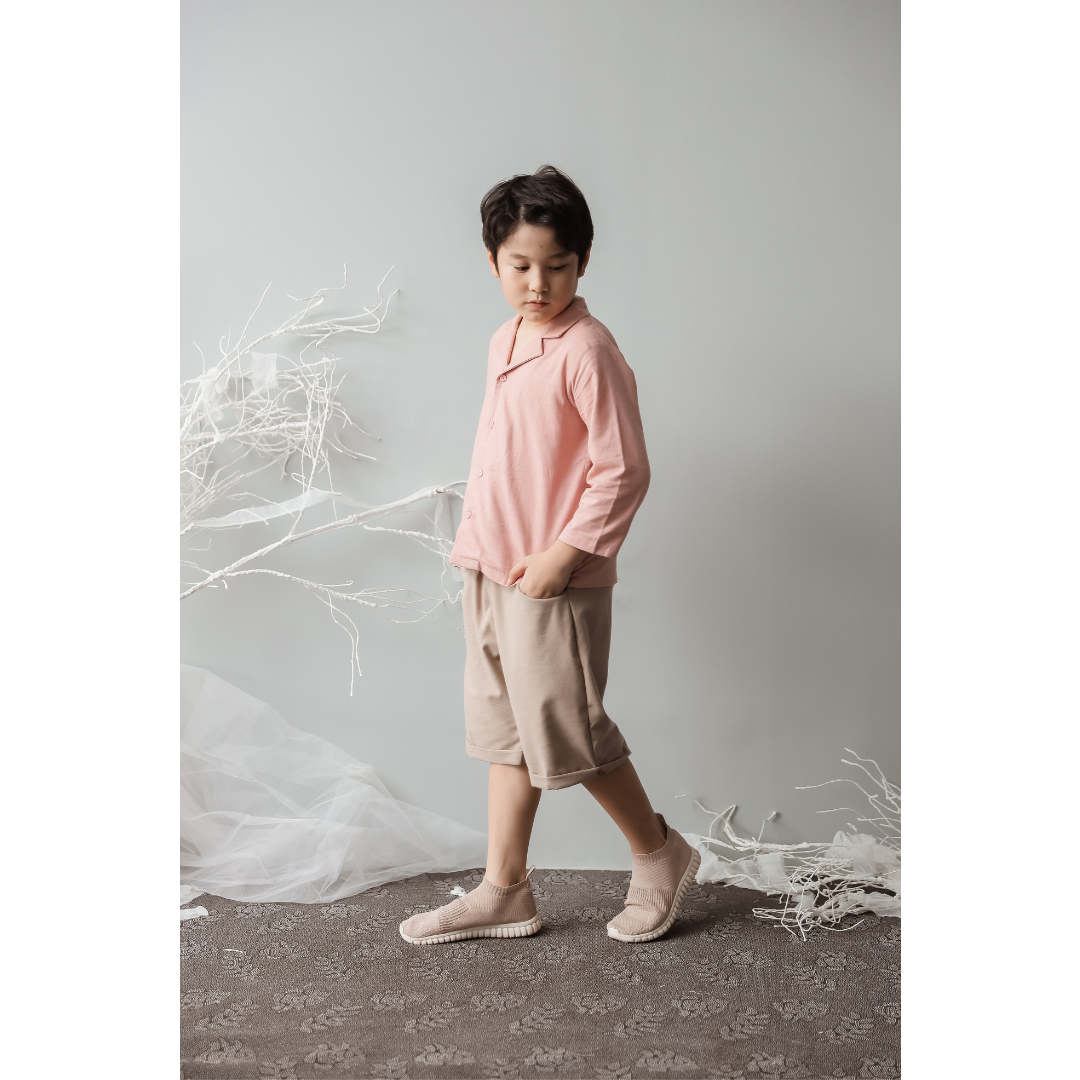 Bundle Mini Haewon Linen Shirt + Mini Sohyun Shorts