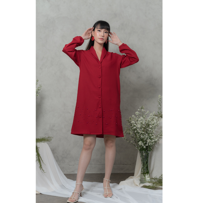 Ayaco Jae Dress (Wine)